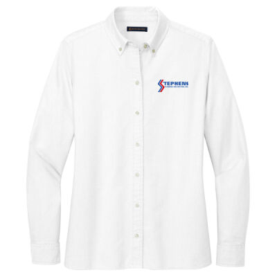 Stephens Plumbing and Heating - Women's Casual Oxford Cloth Shirt Thumbnail